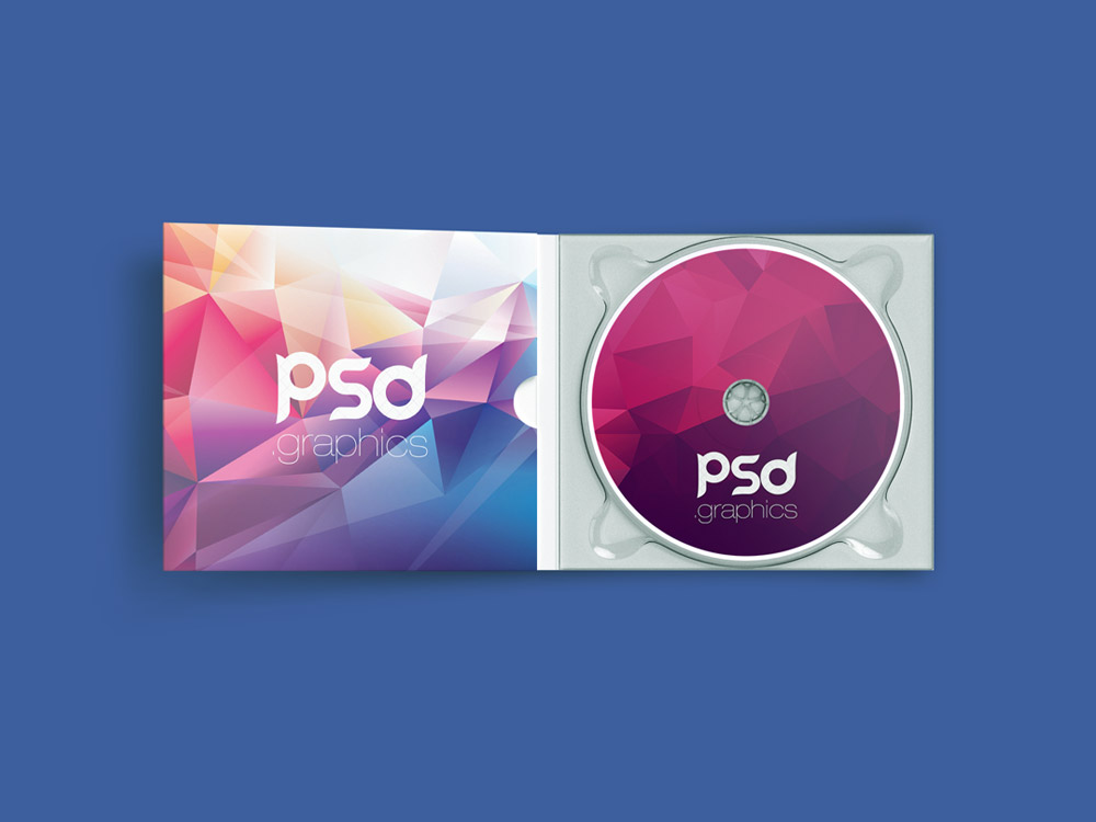 CD DVD Case Mockup Free PSD - Download PSD