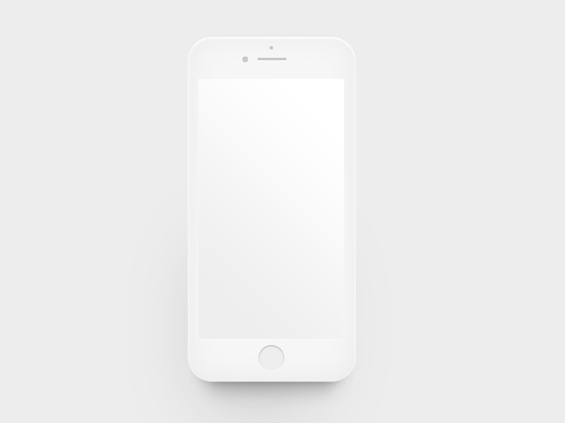 Download Flat iPhone mockup Free PSD - Download PSD