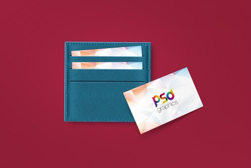 Download Business Card in Wallet Mockup Free PSD - Download PSD