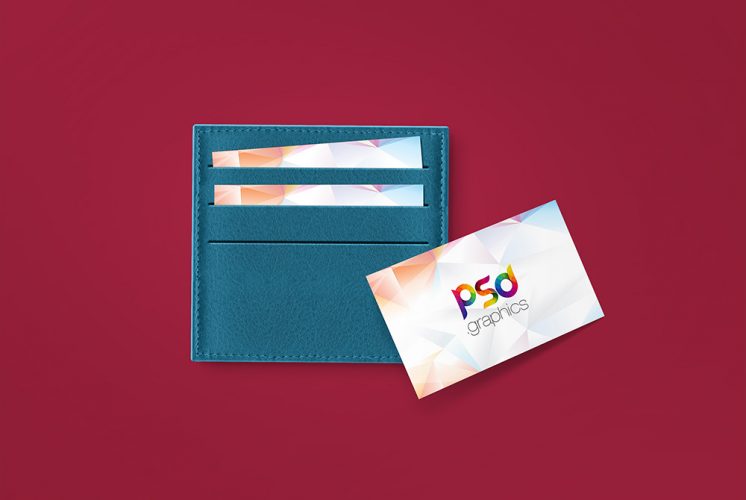 Download Business Card in Wallet Mockup Free PSD - Download PSD