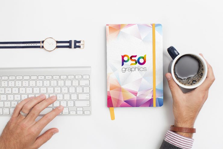 Download Notebook Cover Mockup Free PSD - Download PSD