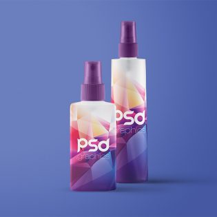Perfume Bottle Mockup Free PSD