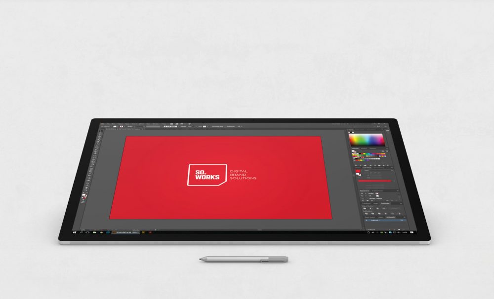 Download Microsoft Surface Studio Screen Mockup Free PSD - Download PSD