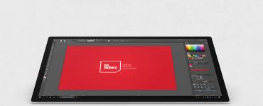 Microsoft Surface Studio Screen Mockup Free PSD