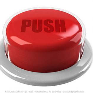 Red Push Button PSD