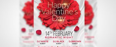 Valentines Day Flyer Template Free PSD
